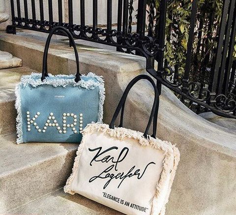 JuzBeauty_JuzBeautyMalaysia_JuzPretty_Authentic_Kbeauty_Malaysia_Skin_Care_Cosmetics_Jbeauty_Health_Care_korean_streetwear_US_Luxury_KARL LAGERFELD LH3AG2CJ Margot Fringe Canvas Zip Tote In Light Wash 托特包7