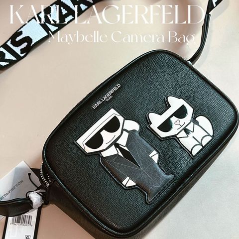 JuzBeauty_JuzBeautyMalaysia_JuzPretty_Authentic_Kbeauty_Malaysia_Skin_Care_Cosmetics_Jbeauty_Health_Care_korean_streetwear_US_Luxury_KARL LAGERFELD LH1EU9BJ Maybelle Crossbody Camera Bag In Black 相机包2