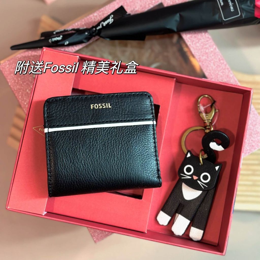 JuzBeauty_JuzBeautyMalaysia_JuzPretty_Authentic_Kbeauty_Malaysia_Skin_Care_Cosmetics_Jbeauty_Health_Care_korean_streetwear_US_Luxury_FOSSIL SWL2823001 Madison Gift Set Critter Black 钱包礼盒1