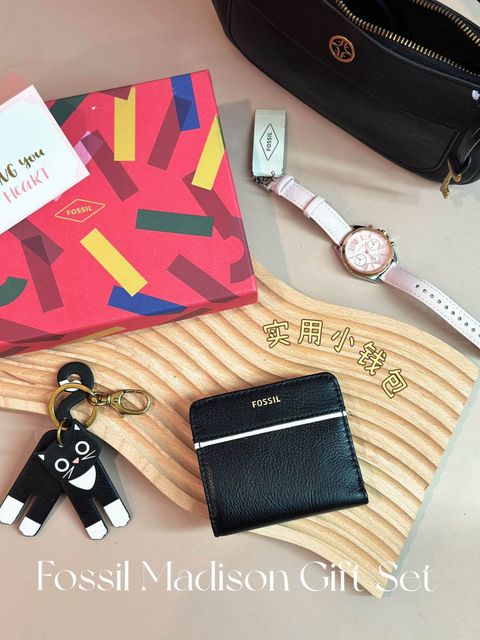 JuzBeauty_JuzBeautyMalaysia_JuzPretty_Authentic_Kbeauty_Malaysia_Skin_Care_Cosmetics_Jbeauty_Health_Care_korean_streetwear_US_Luxury_FOSSIL SWL2823001 Madison Gift Set Critter Black 钱包礼盒2