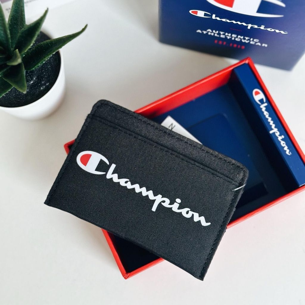 JuzBeauty_JuzBeautyMalaysia_JuzPretty_Authentic_Kbeauty_Malaysia_Skin_Care_Cosmetics_Jbeauty_Health_Care_korean_streetwear_US_Luxury_CHAMPION CV9-0396BFFN1-001 Card Case In Black 男款卡包2