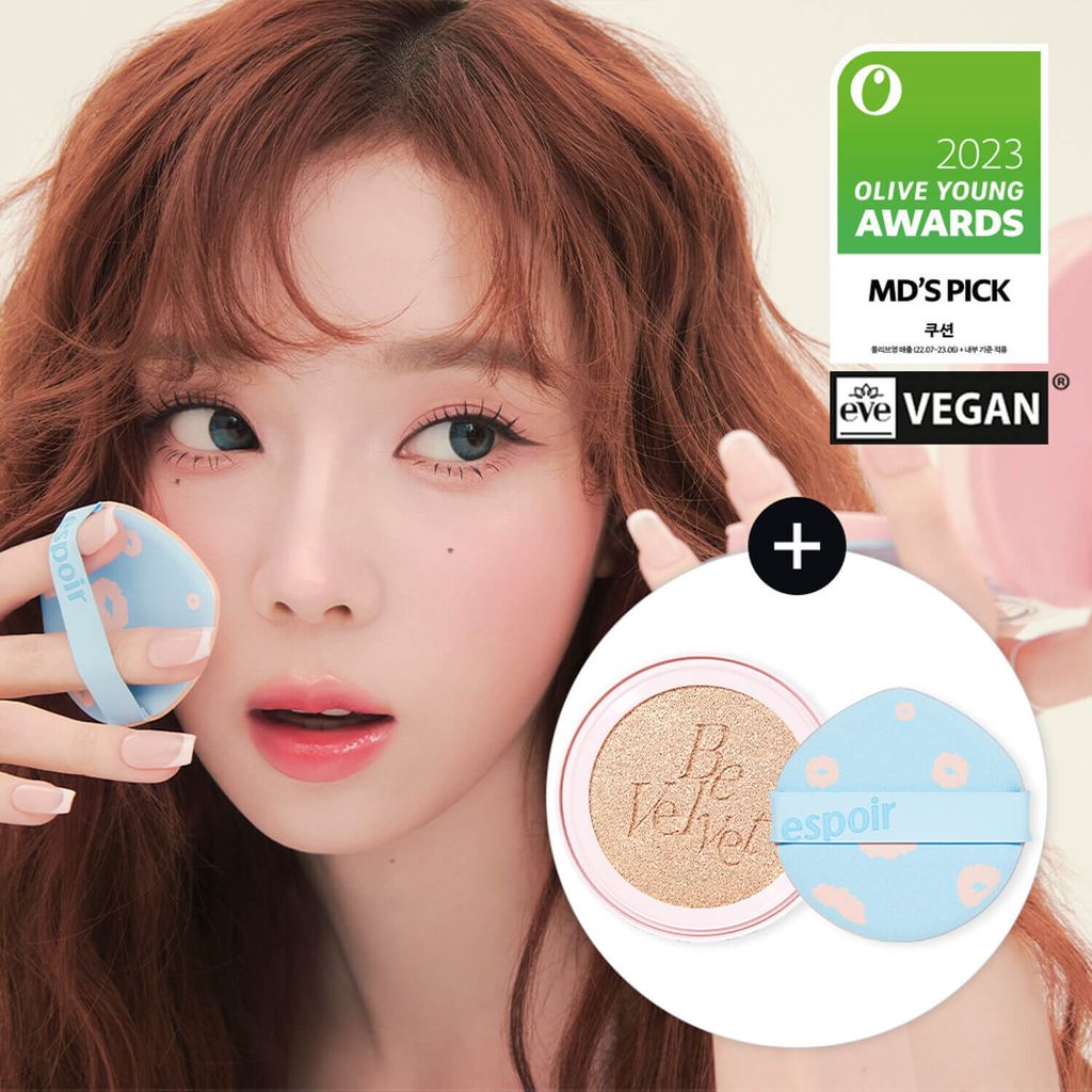 JuzBeauty-JuzBeautyMalaysia-JuzPretty-Authentic-Kbeauty-Malaysia-Skin-Care-Cosmetics-Jbeauty-Health-Care-korean-streetwear-Olive-Young-ESPOIR Pro Tailor Be Velvet Cover Cushion New Class Cherry Blossom 雾面丝绒樱花气垫套盒12