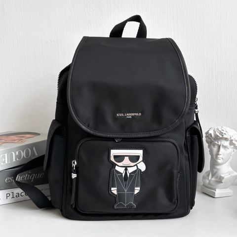 JuzBeauty_JuzBeautyMalaysia_JuzPretty_Authentic_Kbeauty_Malaysia_Skin_Care_Cosmetics_Jbeauty_Health_Care_korean_streetwear_US_Luxury_KARL LAGERFELD LH4KE7DH Nylon Backpack In Black 背包3