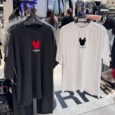 JuzBeauty-JuzBeautyMalaysia-JuzPretty-Authentic-Kbeauty-Malaysia-Skin-Care-Cosmetics-Jbeauty-Health-Care-korean-streetwear-LIFEWORK Basic Radok Short Sleeve T-Shirt Tee 上衣 LW242TS1243