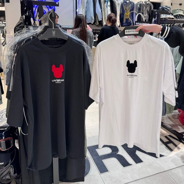 JuzBeauty-JuzBeautyMalaysia-JuzPretty-Authentic-Kbeauty-Malaysia-Skin-Care-Cosmetics-Jbeauty-Health-Care-korean-streetwear-LIFEWORK Basic Radok Short Sleeve T-Shirt Tee 上衣 LW242TS1243