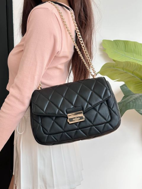 JuzBeauty_JuzBeautyMalaysia_JuzPretty_Authentic_Kbeauty_Malaysia_Skin_Care_Cosmetics_Jbeauty_Health_Care_korean_streetwear_US_Luxury_KATE SPADE KA766 Carey Medium Flap Shoulder Bag In Black 单肩包8