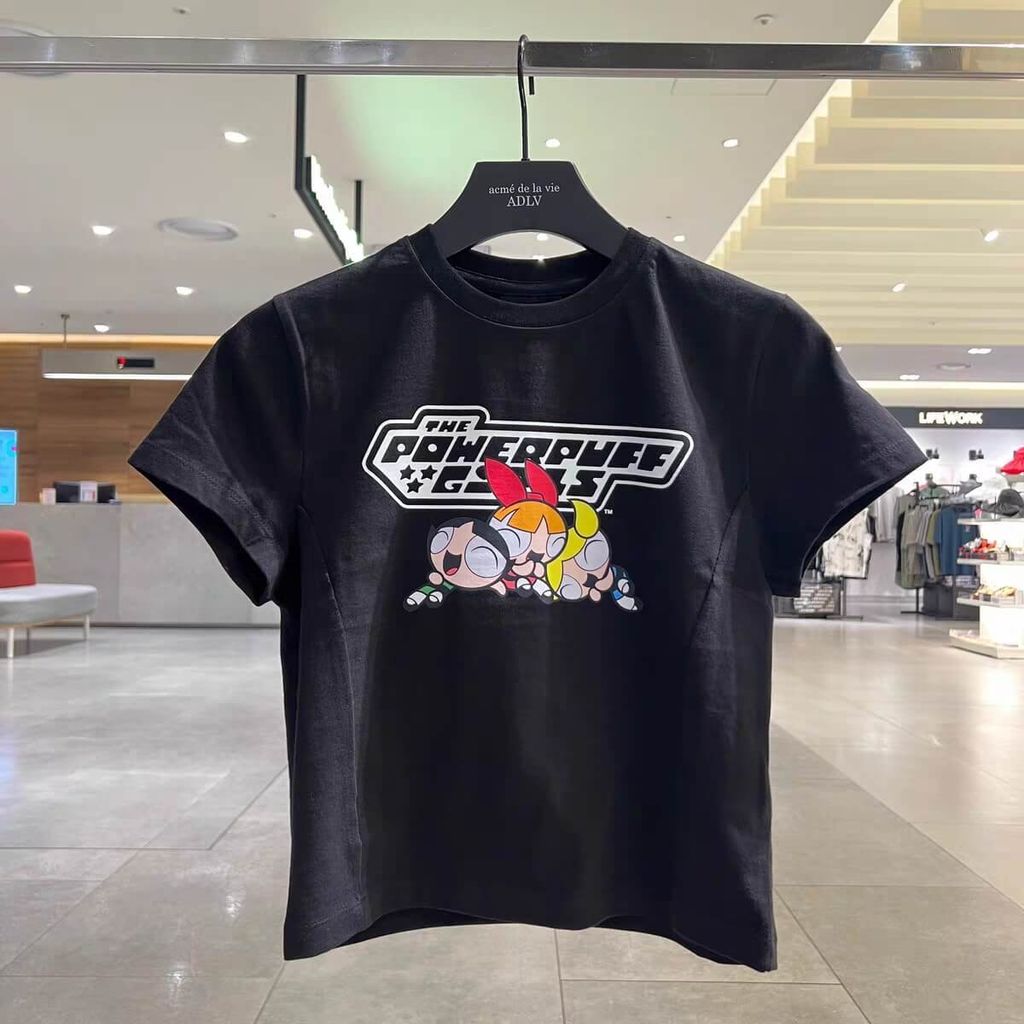 JuzBeauty-JuzBeautyMalaysia-JuzPretty-Authentic-Kbeauty-Malaysia-Skin-Care-Cosmetics-Jbeauty-Health-Care-korean-streetwear-ADLV x POWERPUFF GIRLS Crop Top T-shirt Tee Tshirt 短版上衣4