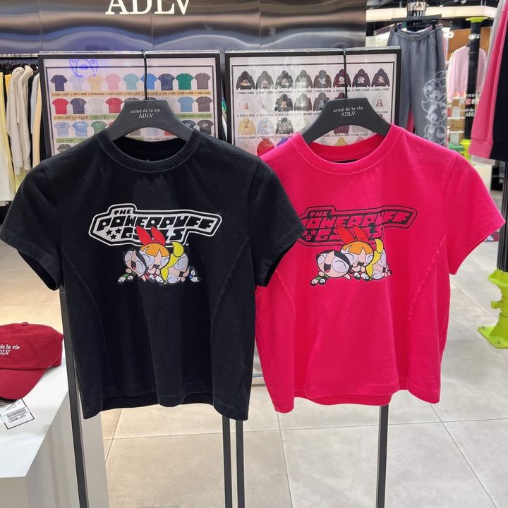 JuzBeauty-JuzBeautyMalaysia-JuzPretty-Authentic-Kbeauty-Malaysia-Skin-Care-Cosmetics-Jbeauty-Health-Care-korean-streetwear-ADLV x POWERPUFF GIRLS Crop Top T-shirt Tee Tshirt 短版上衣7