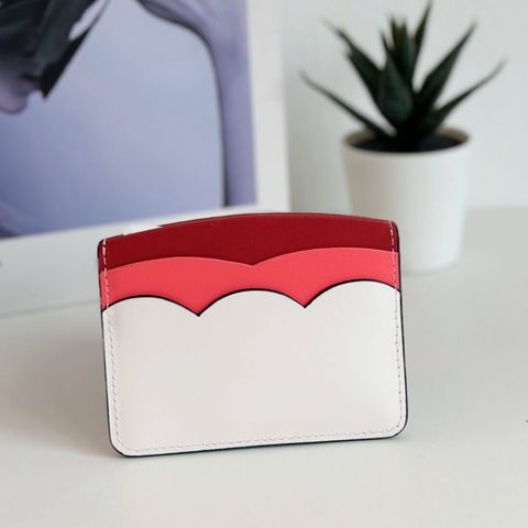 JuzBeauty_JuzBeautyMalaysia_JuzPretty_Authentic_Kbeauty_Malaysia_Skin_Care_Cosmetics_Jbeauty_Health_Care_korean_streetwear_US_Luxury_KATE SPADE K6147 Gemma Small Slim Card Holder Bing Cherry In Cream Multi 女款卡包1