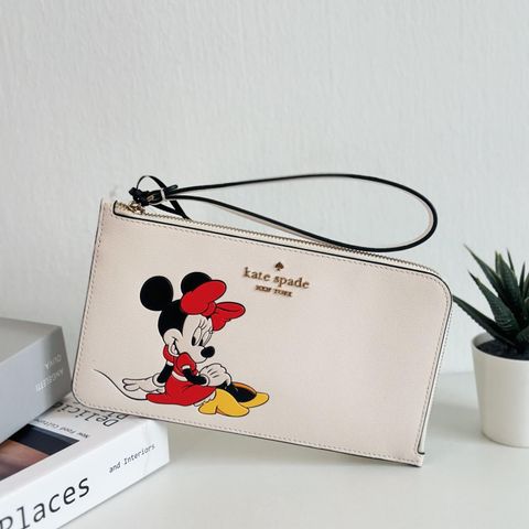 JuzBeauty_JuzBeautyMalaysia_JuzPretty_Authentic_Kbeauty_Malaysia_Skin_Care_Cosmetics_Jbeauty_Health_Care_korean_streetwear_US_Luxury_KATE SPADE X DISNEY KG659 Minnie Medium L Zip Wristlet 手拿包4