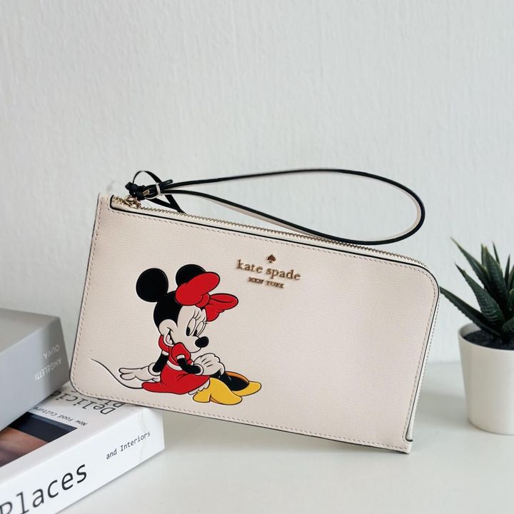 JuzBeauty_JuzBeautyMalaysia_JuzPretty_Authentic_Kbeauty_Malaysia_Skin_Care_Cosmetics_Jbeauty_Health_Care_korean_streetwear_US_Luxury_KATE SPADE X DISNEY KG659 Minnie Medium L Zip Wristlet 手拿包4