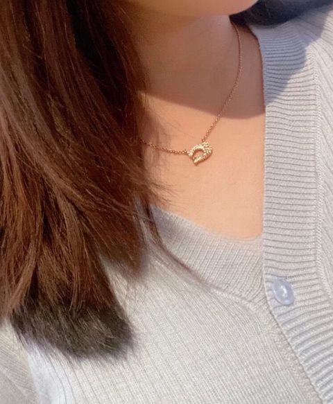 JuzBeauty_JuzBeautyMalaysia_JuzPretty_Authentic_Kbeauty_Malaysia_Skin_Care_Cosmetics_Jbeauty_Health_Care_korean_streetwear_US_Luxury_COACH 91433 Pave Signature Necklace In Gold 项链2