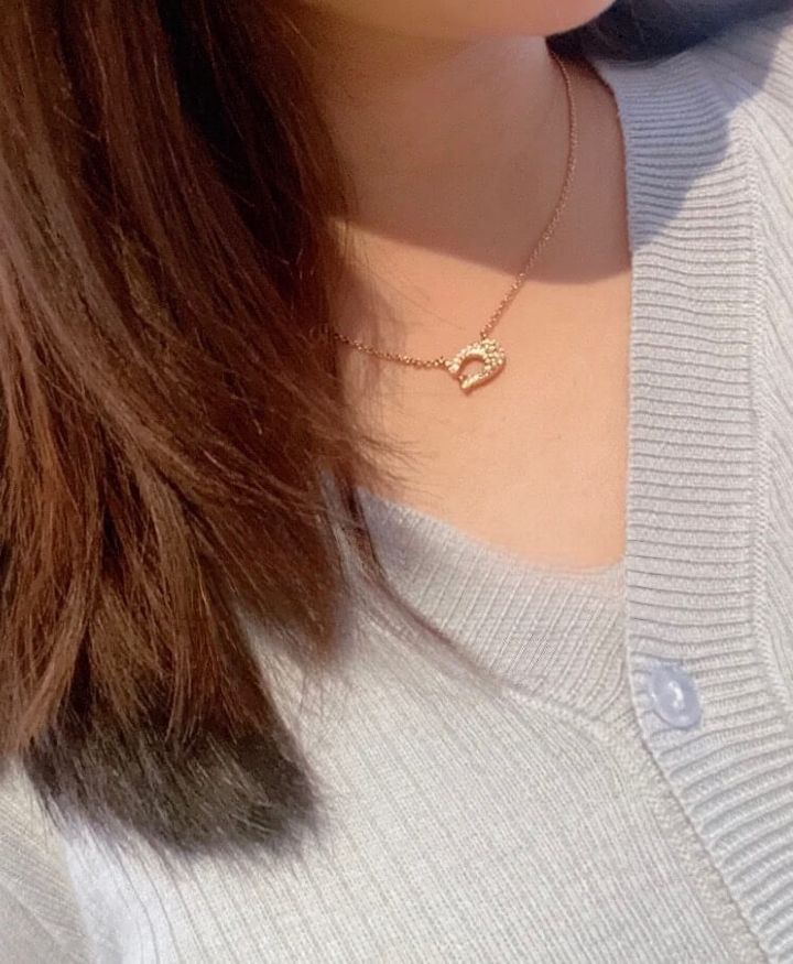 JuzBeauty_JuzBeautyMalaysia_JuzPretty_Authentic_Kbeauty_Malaysia_Skin_Care_Cosmetics_Jbeauty_Health_Care_korean_streetwear_US_Luxury_COACH 91433 Pave Signature Necklace In Gold 项链2