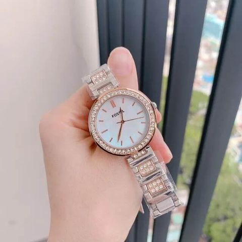 JuzBeauty_JuzBeautyMalaysia_JuzPretty_Authentic_Kbeauty_Malaysia_Skin_Care_Cosmetics_Jbeauty_Health_Care_korean_streetwear_US_Luxury_FOSSIL BQ3337 Karli Three-Hand Two-Tone Stainless Steel Watch 女士手表6