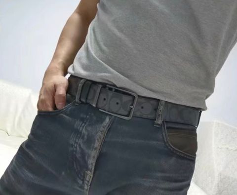 JuzBeauty_JuzBeautyMalaysia_JuzPretty_Authentic_Kbeauty_Malaysia_Skin_Care_Cosmetics_Jbeauty_Health_Care_korean_streetwear_US_Luxury_COACH CQ006 Double Bar Buckle Cut To Size Reversible Belt In Charcoal Black 男款腰带2