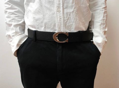 JuzBeauty_JuzBeautyMalaysia_JuzPretty_Authentic_Kbeauty_Malaysia_Skin_Care_Cosmetics_Jbeauty_Health_Care_korean_streetwear_US_Luxury_COACH 91305 CQ013 Signature Buckle Cut-to-size Reversible Belt 38mm 男款腰带2