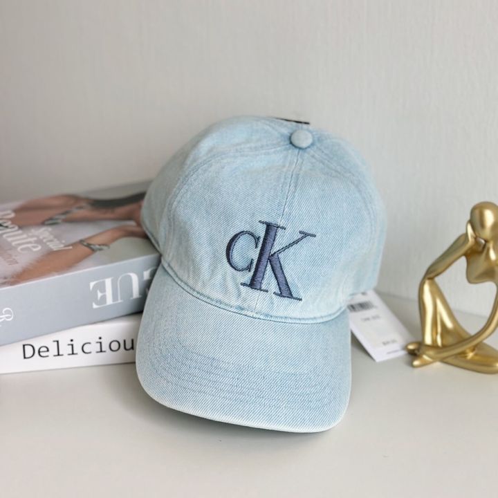 JuzBeauty_JuzBeautyMalaysia_JuzPretty_Authentic_Kbeauty_Malaysia_Skin_Care_Cosmetics_Jbeauty_Health_Care_korean_streetwear_US_Luxury_CALVIN KLEIN Baseball Cap In Denim 棒球帽 SP40599303