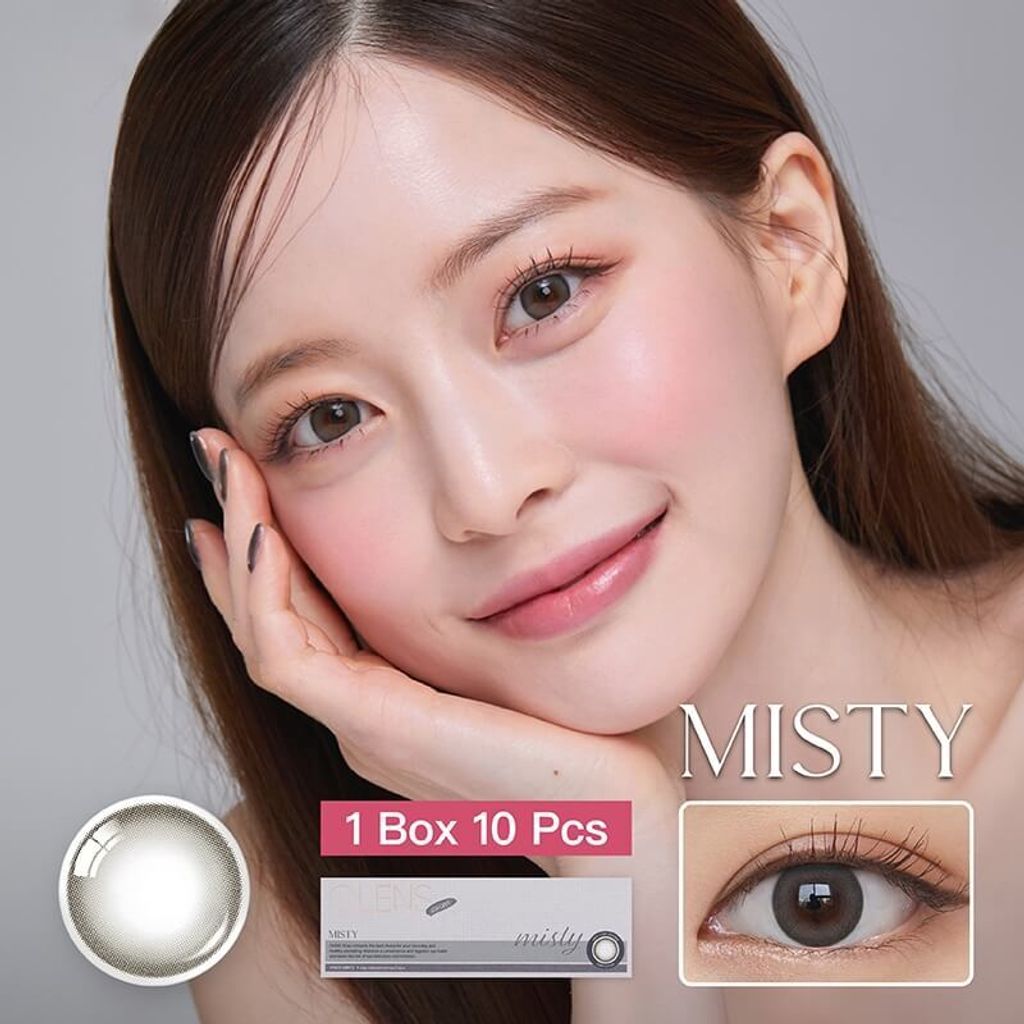 JuzBeauty-JuzBeautyMalaysia-JuzPretty-Authentic-Kbeauty-Malaysia-Skin-Care-Cosmetics-Jbeauty-Health-Care-korean-streetwear-OLENS Misty 1Day Contact Lens 日抛隐形眼镜 美瞳2