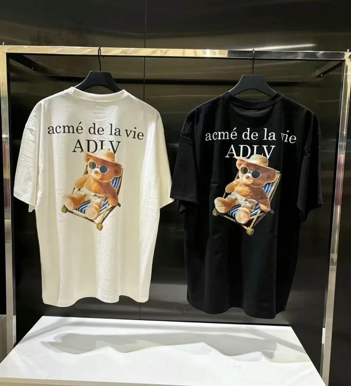 JuzBeauty-JuzBeautyMalaysia-JuzPretty-Authentic-Kbeauty-Malaysia-Skin-Care-Cosmetics-Jbeauty-Health-Care-korean-streetwear-ADLV 2024 Bear Short Sleeve T-Shirt Tee2