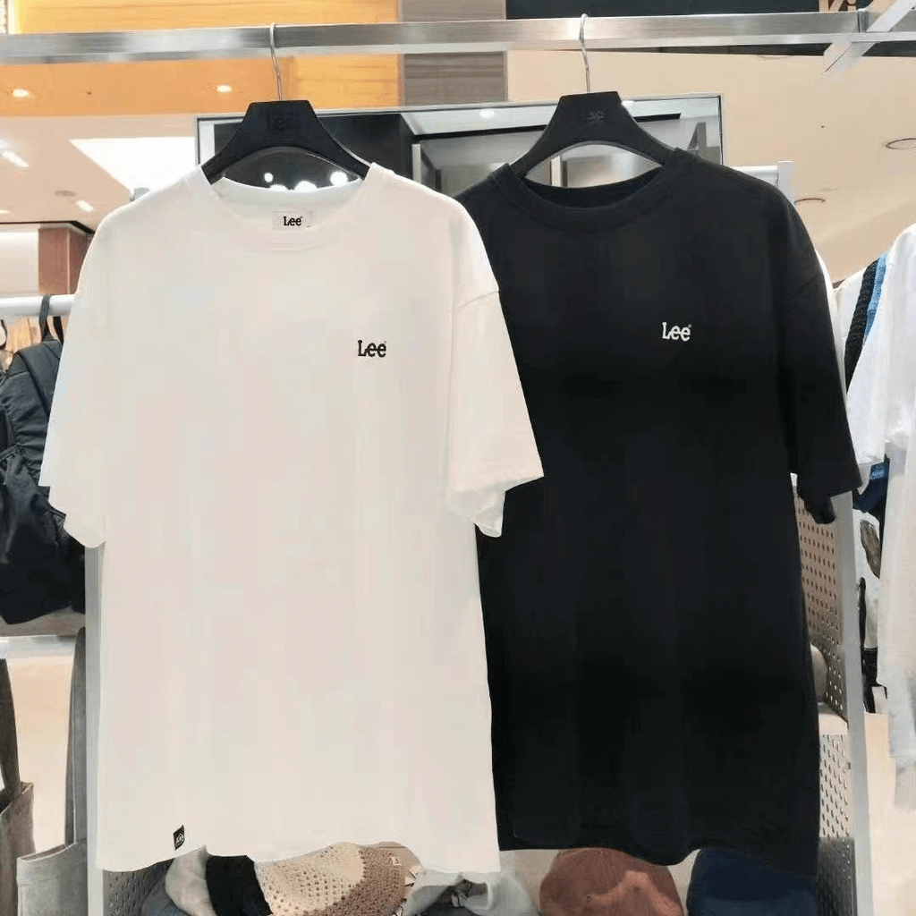 ◆LEE◆ Brush Twitch Logo T-Shirt White LIMITED TIME OFFER】Lee Small Twitch Logo 2Pack T-shirt Mix