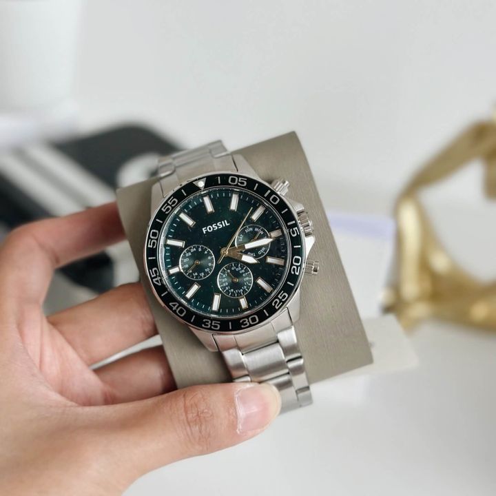 JuzBeauty_JuzBeautyMalaysia_JuzPretty_Authentic_Kbeauty_Malaysia_Skin_Care_Cosmetics_Jbeauty_Health_Care_korean_streetwear_US_Luxury_FOSSIL BQ2492 Bannon Multifunction Stainless Steel Watch 男款手表2