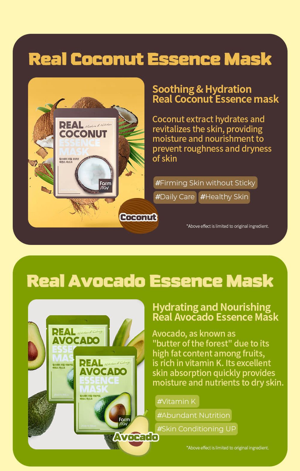 JuzBeauty-JuzBeautyMalaysia-JuzPretty-Authentic-Kbeauty-Malaysia-Skin-Care-Cosmetics-Jbeauty-Health-Care-korean-streetwear-FARMSTAY Real Essence Mask 12 Combo Pack 水果缤纷面膜5