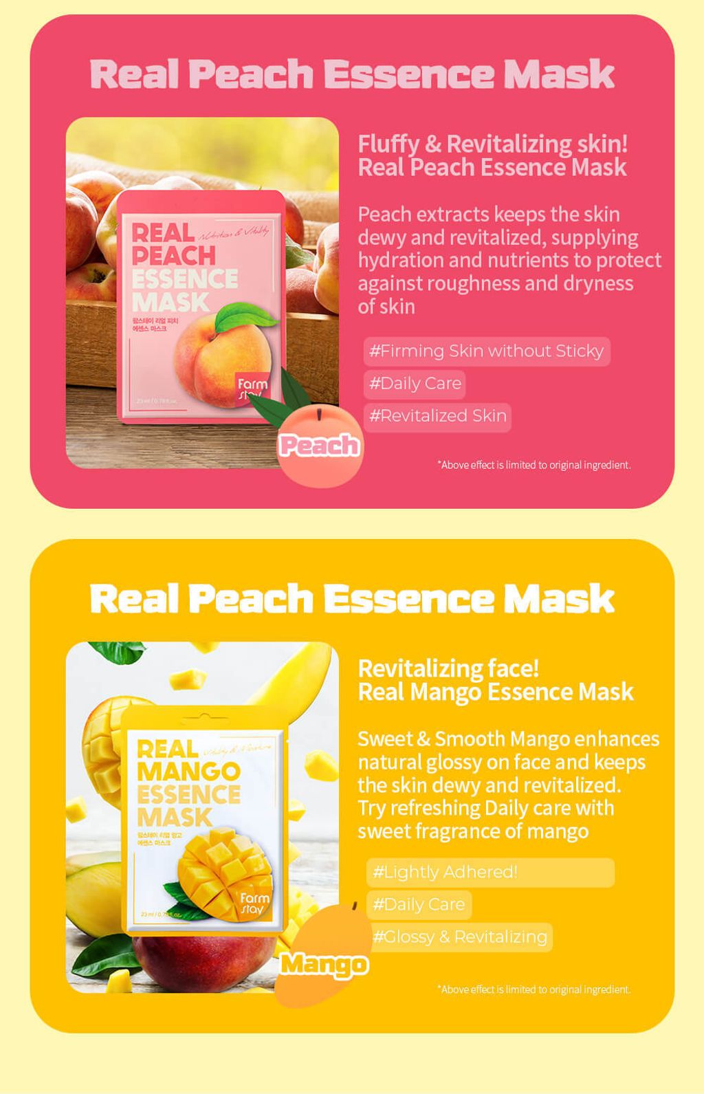 JuzBeauty-JuzBeautyMalaysia-JuzPretty-Authentic-Kbeauty-Malaysia-Skin-Care-Cosmetics-Jbeauty-Health-Care-korean-streetwear-FARMSTAY Real Essence Mask 12 Combo Pack 水果缤纷面膜4