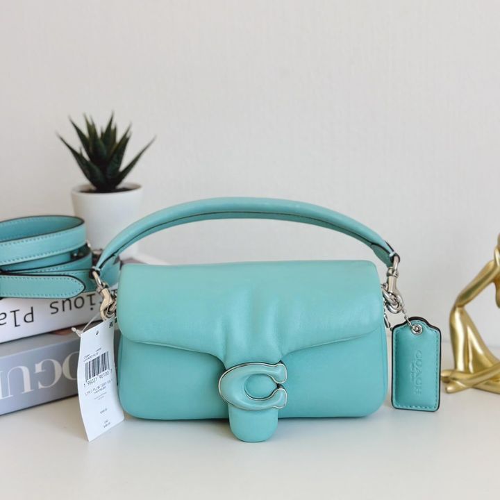 JuzBeauty_JuzBeautyMalaysia_JuzPretty_Authentic_Kbeauty_Malaysia_Skin_Care_Cosmetics_Jbeauty_Health_Care_korean_streetwear_US_Luxury_COACH C3880 Pillow Tabby Shoulder Bag 18 In Faded Blue 枕头包1