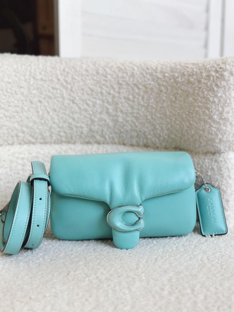 JuzBeauty_JuzBeautyMalaysia_JuzPretty_Authentic_Kbeauty_Malaysia_Skin_Care_Cosmetics_Jbeauty_Health_Care_korean_streetwear_US_Luxury_COACH C3880 Pillow Tabby Shoulder Bag 18 In Faded Blue 枕头包2