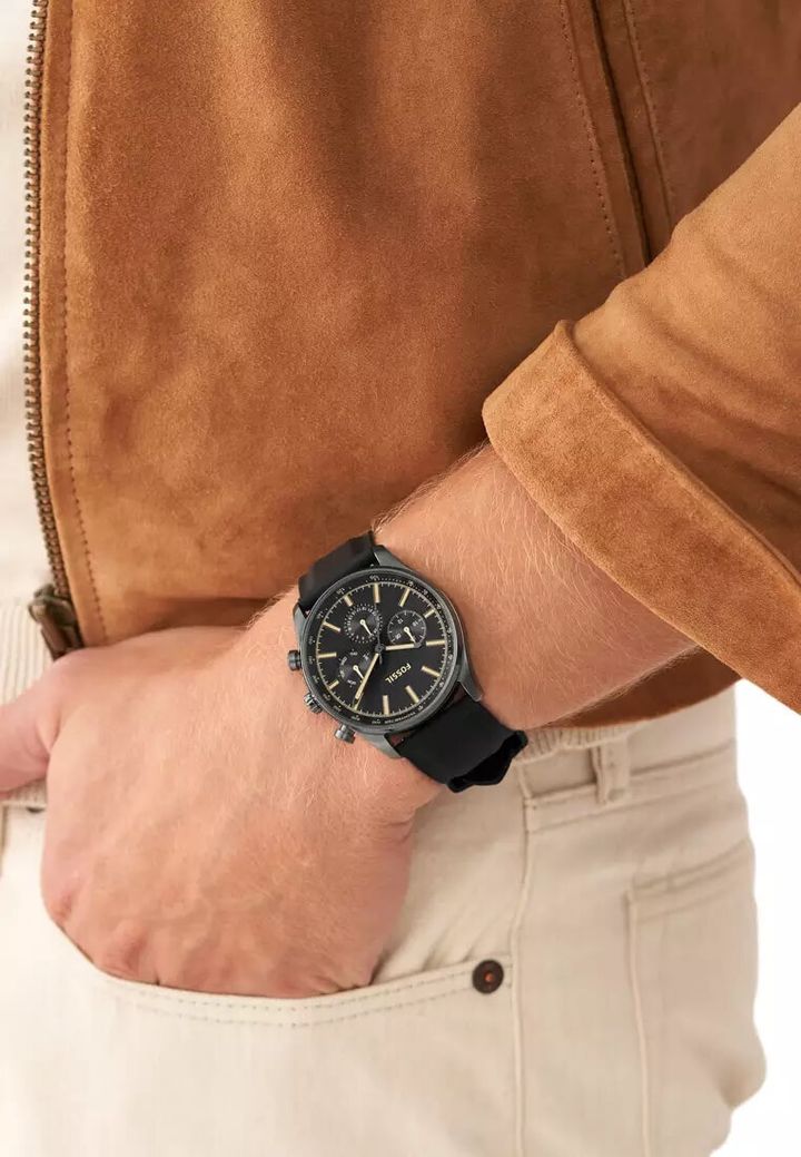 JuzBeauty_JuzBeautyMalaysia_JuzPretty_Authentic_Kbeauty_Malaysia_Skin_Care_Cosmetics_Jbeauty_Health_Care_korean_streetwear_US_Luxury_FOSSIL BQ2746 Sullivan Multifunction Black Silicone Watch 男款手表4