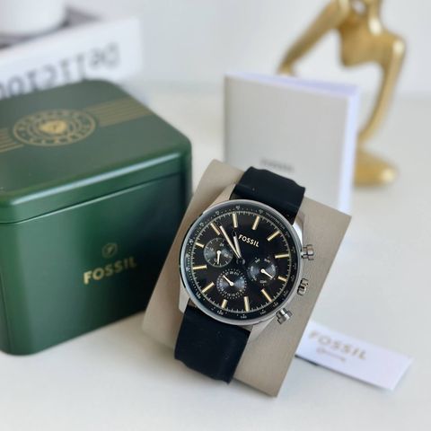 JuzBeauty_JuzBeautyMalaysia_JuzPretty_Authentic_Kbeauty_Malaysia_Skin_Care_Cosmetics_Jbeauty_Health_Care_korean_streetwear_US_Luxury_FOSSIL BQ2746 Sullivan Multifunction Black Silicone Watch 男款手表1