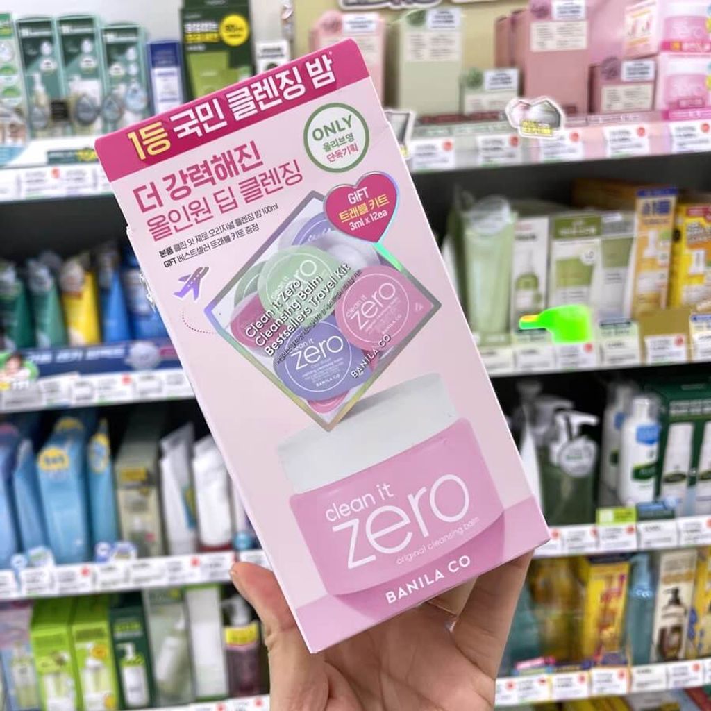 JuzBeauty-JuzBeautyMalaysia-JuzPretty-Authentic-Kbeauty-Malaysia-Skin-Care-Cosmetics-Jbeauty-Health-Care-korean-streetwear-Olive-Young-BANILA CO Clean It Zero Original Cleansing Balm Special Set 零残留温和卸妆膏套盒2