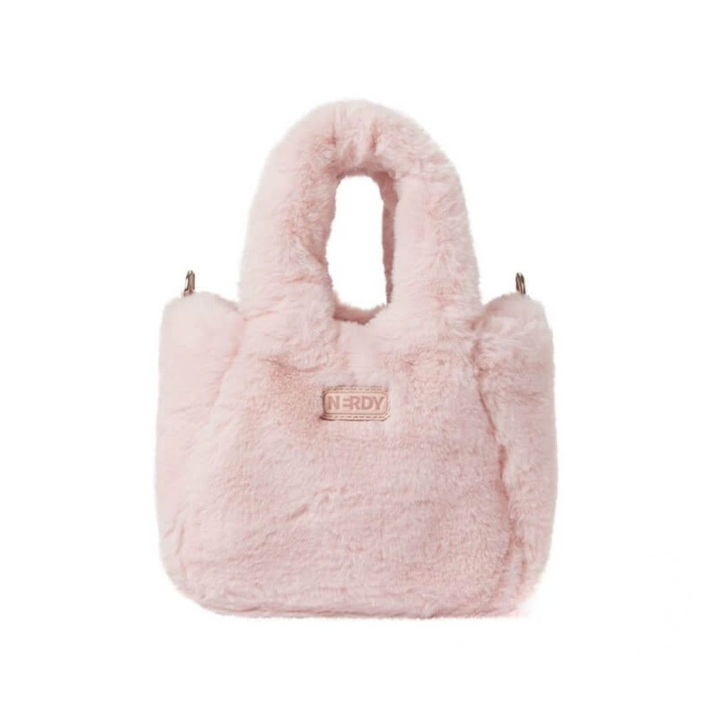 【NERDY】★ Eco Fur Two Way Tote Bag LIMITED TIME PROMO】NERDY Eco Fur 2Way Tote Bag 14469 托特包