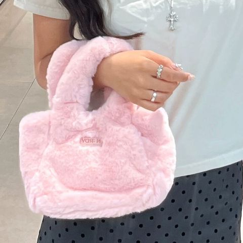 【NERDY】Eco Fur two way Tote Bag ★韓国人気★ LIMITED TIME PROMO】NERDY Eco Fur 2Way Tote Bag 14469 托特包