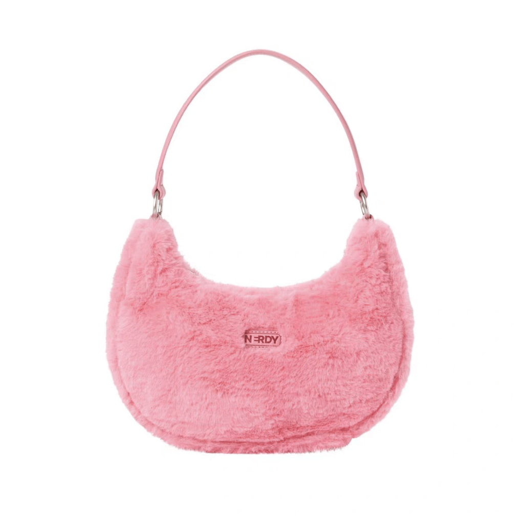 さらに100円引き◆NERDY◆ECO FUR TWO WAY HOBO BAG LIMITED TIME PROMO】NERDY Eco Fur Two Way Hobo Bag 14473 腋
