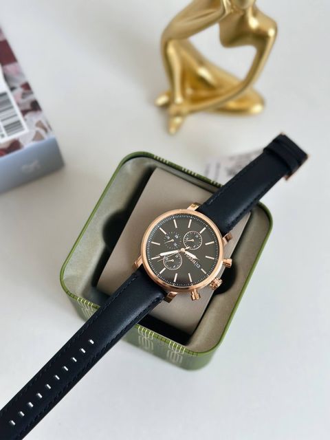 JuzBeauty_JuzBeautyMalaysia_JuzPretty_Authentic_Kbeauty_Malaysia_Skin_Care_Cosmetics_Jbeauty_Health_Care_korean_streetwear_US_Luxury_FOSSIL BQ2893 Rhett Multifunction Black Leather Watch 男款手表5