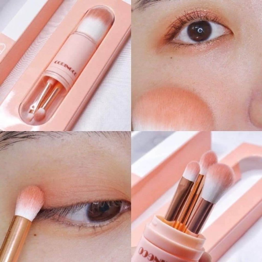 JuzBeauty-JuzBeautyMalaysia-JuzPretty-Authentic-Kbeauty-Malaysia-Skin-Care-Cosmetics-Jbeauty-Health-Care-korean-streetwear-Olive-Young-CORINGCO Cotton Candy Capsule Brush Set 胶囊化妆刷4件套1