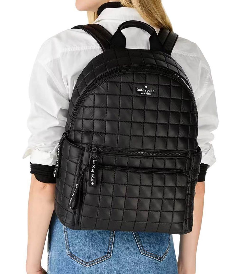 JuzBeauty_JuzBeautyMalaysia_JuzPretty_Authentic_Kbeauty_Malaysia_Skin_Care_Cosmetics_Jbeauty_Health_Care_korean_streetwear_US_Luxury_KATE SPADE KH404 Camden Quilted Large Backpack In Black 背包6