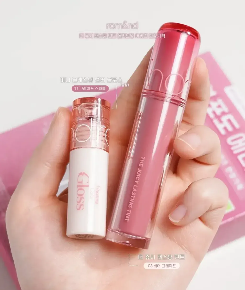 JuzBeauty-JuzBeautyMalaysia-JuzPretty-Authentic-Kbeauty-Malaysia-Skin-Care-Cosmetics-Jbeauty-Health-Care-korean-streetwear-Olive-Young-ROMAND Juicy Lasting Tint Set 果汁水光唇釉套盒4