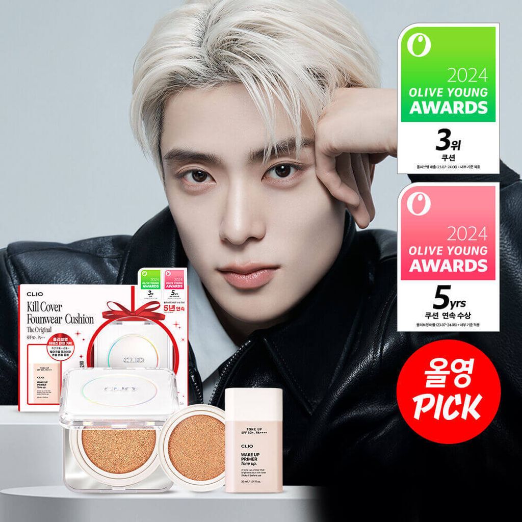 JuzBeauty-JuzBeautyMalaysia-JuzPretty-Authentic-Kbeauty-Malaysia-Skin-Care-Cosmetics-Jbeauty-Health-Care-korean-streetwear-Olive-Young-CLIO Kill Cover Founwear Cushion The Original Set 轻薄雾面透亮无瑕气垫套盒23