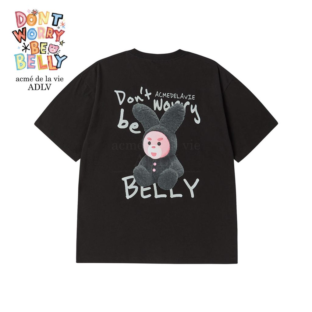 JuzBeauty-JuzBeautyMalaysia-JuzPretty-Authentic-Kbeauty-Malaysia-Skin-Care-Cosmetics-Jbeauty-Health-Care-korean-streetwear-ADLV x Belly Gom Rabbit Belly Short Sleeve T-shirt 上衣1