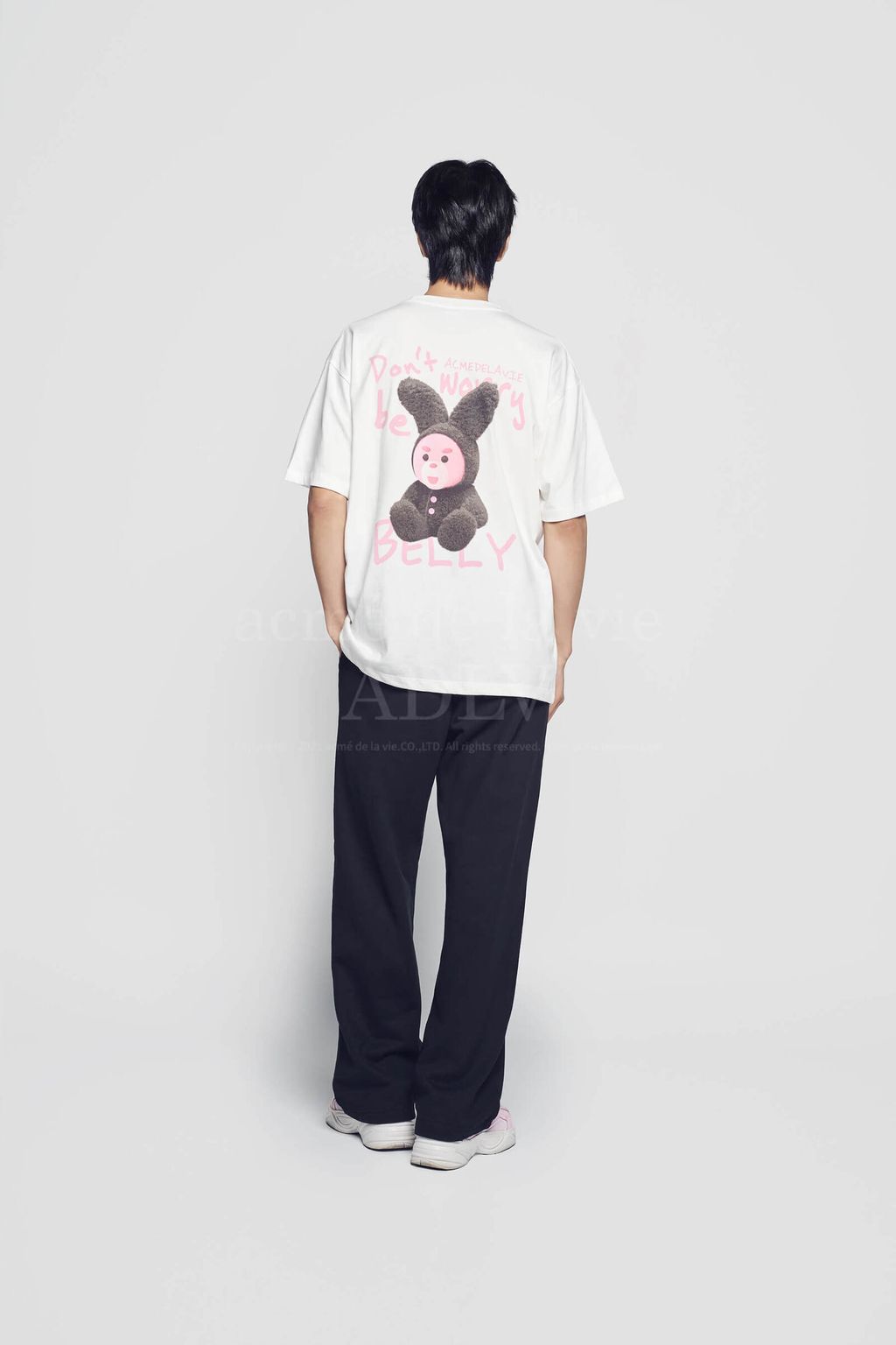 JuzBeauty-JuzBeautyMalaysia-JuzPretty-Authentic-Kbeauty-Malaysia-Skin-Care-Cosmetics-Jbeauty-Health-Care-korean-streetwear-ADLV x Belly Gom Rabbit Belly Short Sleeve T-shirt 上衣8