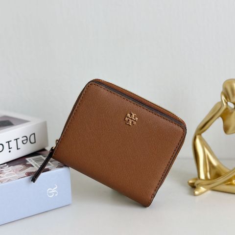 JuzBeauty_JuzBeautyMalaysia_JuzPretty_Authentic_Kbeauty_Malaysia_Skin_Care_Cosmetics_Jbeauty_Health_Care_korean_streetwear_US_Luxury_TORY BURCH 147606 Emerson Mini Wallet In Moose 女款钱包1