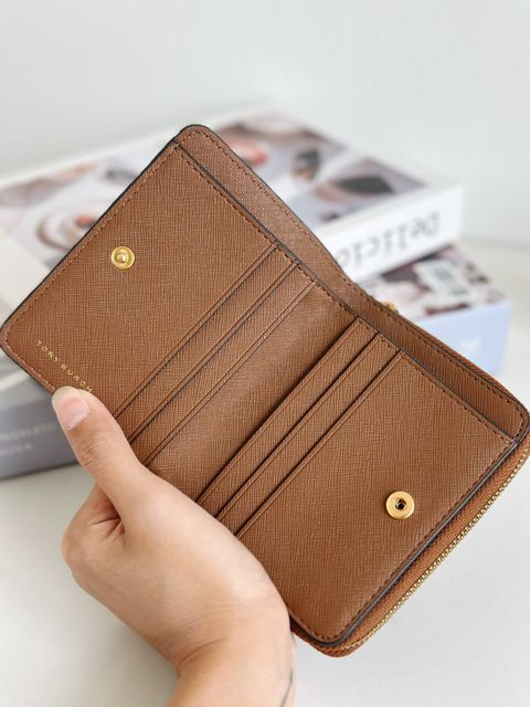 JuzBeauty_JuzBeautyMalaysia_JuzPretty_Authentic_Kbeauty_Malaysia_Skin_Care_Cosmetics_Jbeauty_Health_Care_korean_streetwear_US_Luxury_TORY BURCH 147606 Emerson Mini Wallet In Moose 女款钱包2