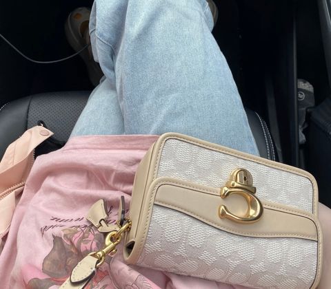 JuzBeauty_JuzBeautyMalaysia_JuzPretty_Authentic_Kbeauty_Malaysia_Skin_Care_Cosmetics_Jbeauty_Health_Care_korean_streetwear_US_Luxury_COACH C7937 Studio Shoulder Bag 19 Signature Jacquard In Cream 斜挎包5