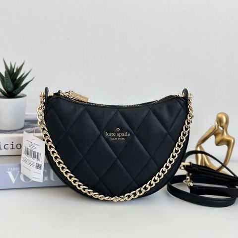 JuzBeauty_JuzBeautyMalaysia_JuzPretty_Authentic_Kbeauty_Malaysia_Skin_Care_Cosmetics_Jbeauty_Health_Care_korean_streetwear_US_Luxury_KATE SPADE KC495 Carey Zip Top Crossbody In Black 斜挎包1