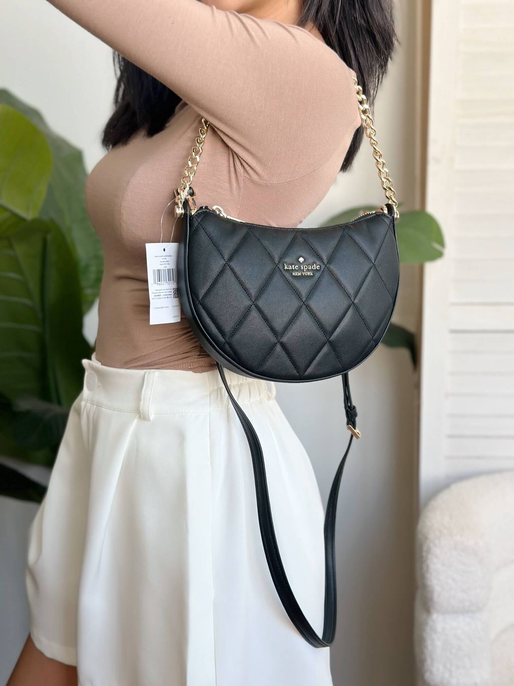 JuzBeauty_JuzBeautyMalaysia_JuzPretty_Authentic_Kbeauty_Malaysia_Skin_Care_Cosmetics_Jbeauty_Health_Care_korean_streetwear_US_Luxury_KATE SPADE KC495 Carey Zip Top Crossbody In Black 斜挎包8