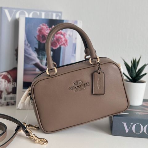 JuzBeauty_JuzBeautyMalaysia_JuzPretty_Authentic_Kbeauty_Malaysia_Skin_Care_Cosmetics_Jbeauty_Health_Care_korean_streetwear_US_Luxury_COACH CT776 Satchel Crossbody In Dark Stone 砖块包6