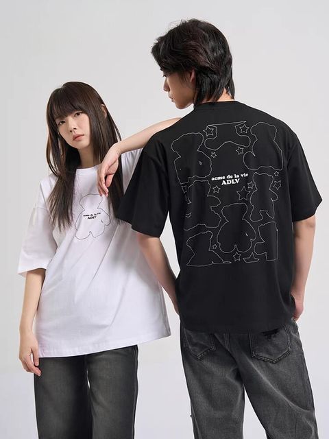 JuzBeauty-JuzBeautyMalaysia-JuzPretty-Authentic-Kbeauty-Malaysia-Skin-Care-Cosmetics-Jbeauty-Health-Care-korean-streetwear-ADLV x Hoshi Bear Doll Line Archive Short Sleeve T-shirt 上衣6