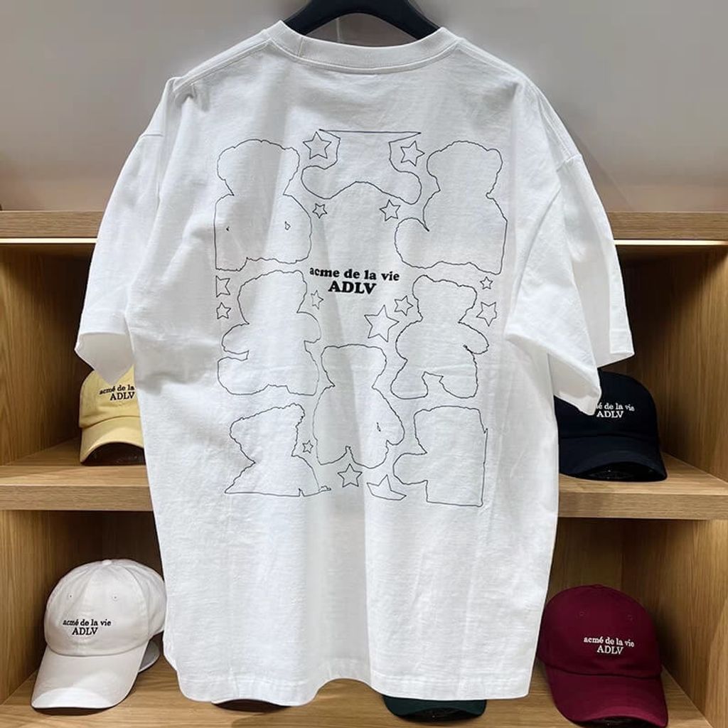 JuzBeauty-JuzBeautyMalaysia-JuzPretty-Authentic-Kbeauty-Malaysia-Skin-Care-Cosmetics-Jbeauty-Health-Care-korean-streetwear-ADLV x Hoshi Bear Doll Line Archive Short Sleeve T-shirt 上衣2